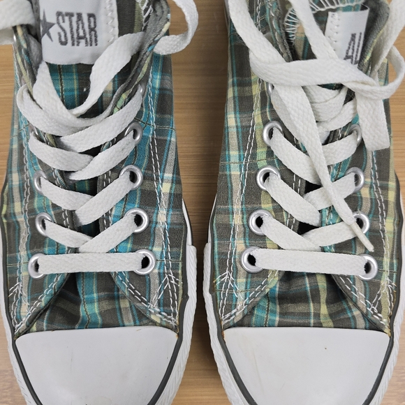 Converse Plaid Low-Top Sneakers - Picture 4 of 13